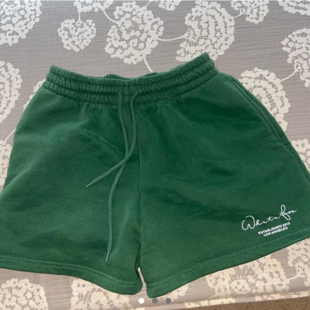 White fox sweat shorts